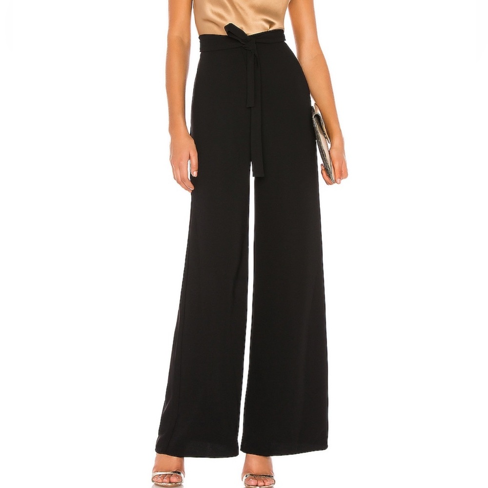 Elegant Black High-Waisted Pants